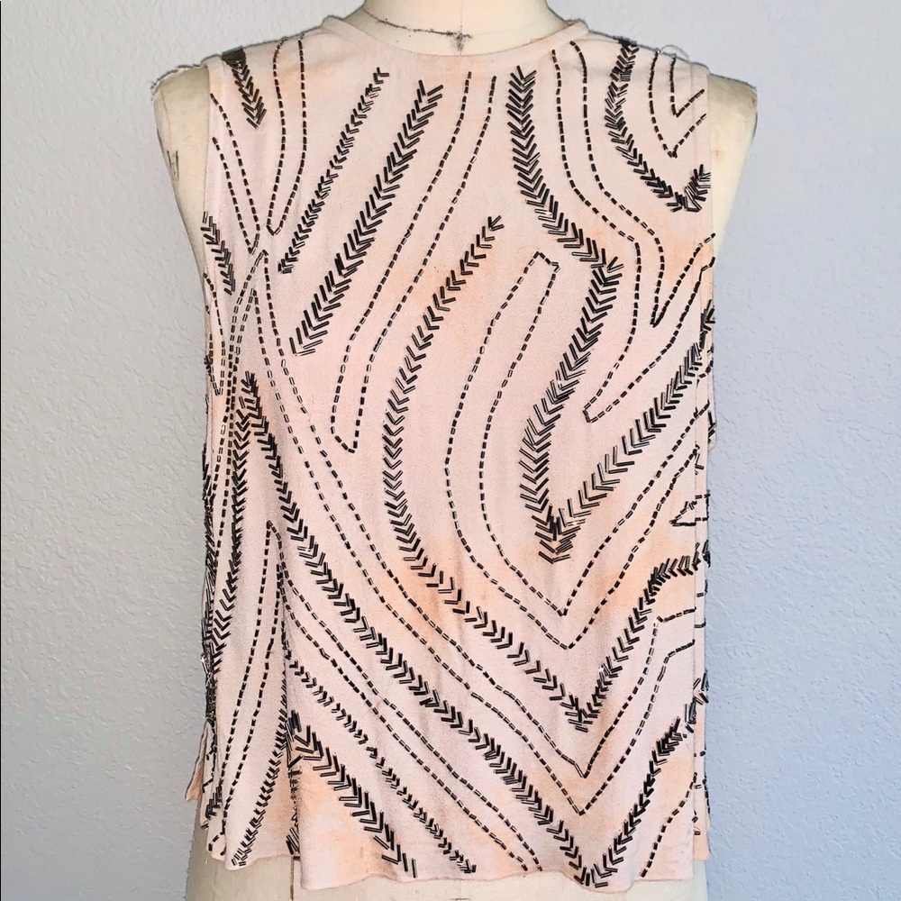 Chaser Tie Dye Beaded Top